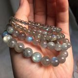 Natural Labradorite Stone Beads Bracelet for Women