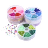 3mm Glass Seed Beads Kit Czech Spacer Beads for DIY Jewelry Making