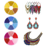 3mm Glass Seed Beads Kit Czech Spacer Beads for DIY Jewelry Making