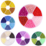 3mm Glass Seed Beads Kit Czech Spacer Beads for DIY Jewelry Making