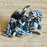 925 Sterling Silver Angel & Unicorn Charm Bead European Jewelry