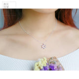 925 Silver David Star Necklace Pendant
