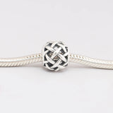 925 Sterling Silver Weave Charms for Bracelets & Bangles