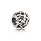 925 Sterling Silver Weave Charms for Bracelets & Bangles