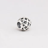 925 Sterling Silver Weave Charms for Bracelets & Bangles
