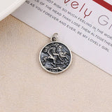 925 Sterling Silver Queen Head Pendant Coin Necklace Women's Jewelry