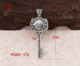 925 Sterling Silver Lucky Character Pendant Thai Silver Retro