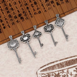 925 Sterling Silver Lucky Character Pendant Thai Silver Retro