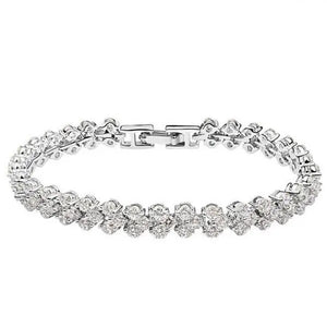 Cubic Zirconia Bracelet Bangle Charm Lover Girl Jewelry 99 Pcs AAAA+
