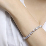Cubic Zirconia Bracelet Bangle Charm Lover Girl Jewelry 99 Pcs AAAA+