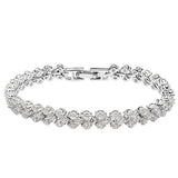 Cubic Zirconia Bracelet Bangle Charm Lover Girl Jewelry 99 Pcs AAAA+