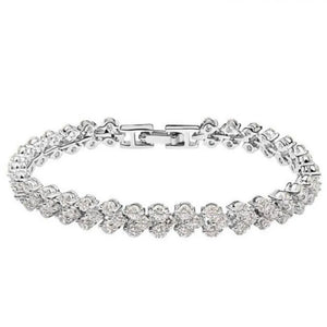 Cubic Zirconia Bracelet Bangle Charm Lover Girl Jewelry 99 Pcs AAAA+