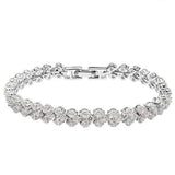 Cubic Zirconia Bracelet Bangle Charm Lover Girl Jewelry 99 Pcs AAAA+