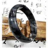 Natural Jade Bangle Hand-Carved Bracelet Women Princess Jewelry Gift