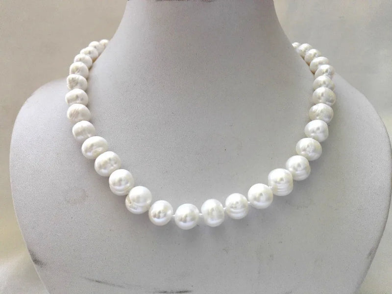 Baroque Nugget Freshwater Pearl Bib Necklace 9-10mm