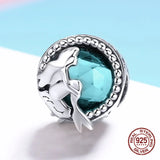 925 Sterling Silver Mermaid Charm Beads for Bracelet Jewelry Making