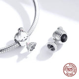 925 Sterling Silver Girl Playmate Charm Beads for Bracelet Necklace Jewelry