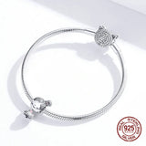 925 Sterling Silver Girl Playmate Charm Beads for Bracelet Necklace Jewelry