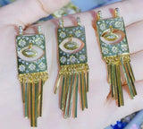 Evil Eye Hand Charms for Necklace DIY Cubic Zirconia Accessories
