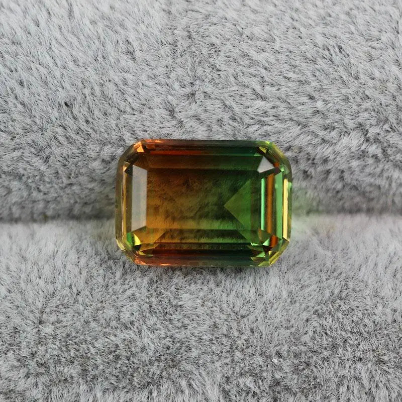 Watermelon Tourmaline Rectangle Beads for Jewelry Making