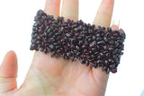 Red Garnet Baroque 3-4mm Bracelet 7.5 Inch Beads