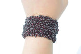 Red Garnet Baroque 3-4mm Bracelet 7.5 Inch Beads