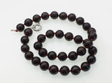Red Garnet Round 14mm Necklace 18inch Nature Beads Amazing Xmas