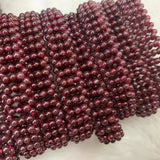 Red Garnet Stone Bracelet Natural Gemstone Jewelry DIY Bracelet