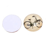 Vintage Bicycle Bike Glass Cabochons DIY Jewelry Components