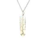 Reiki Amethyst Crystal Pendant Necklace