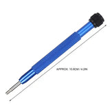 UV Resin Hard Screwdriver 4 Prong Alloy Watch Repair Tool Accessory