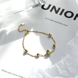 18K 925 Silver Lucky Ball Chain Bracelet