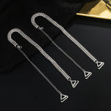 Rhodium 4-Row Rhinestone Bra Strap Belt