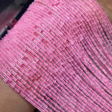 Rose Quartz Loose Beads Square Faceted 4-4.5mm for Jewelry Necklace