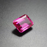 Rose Red Tourmaline Faceted Stone Beads - DIY Jewelry Supplies