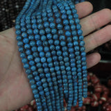 Lapis Lazuli Stone Beads DIY Loose Beads 15 inches