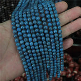 Lapis Lazuli Stone Beads DIY Loose Beads 15 inches