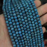 Lapis Lazuli Stone Beads DIY Loose Beads 15 inches