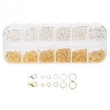 Rust-Resistant Alloy Jump Rings Lobster Clasp DIY Jewelry Findings Set Kit