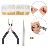 Rust-Resistant Alloy Jump Rings Lobster Clasp DIY Jewelry Findings Set Kit