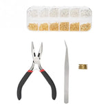 Rust-Resistant Alloy Jump Rings Lobster Clasp DIY Jewelry Findings Set Kit