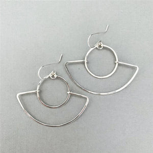 Dainty Curve Earrings 14K Filled Korea Jewelry Vintage Earrings