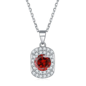 Colorful Treasure Pendant Necklace December Birthstone