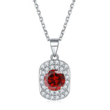 Colorful Treasure Pendant Necklace December Birthstone