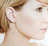 925 Silver Circle Earrings Women