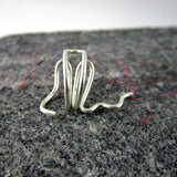 925 Sterling Silver Geometric Ear Cuff Earrings 14k Filled