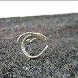 925 Sterling Silver Geometric Ear Cuff Earrings 14k Filled