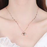 925 Silver Heart Pendant European American Holiday