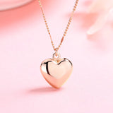 925 Silver Heart Pendant European American Holiday