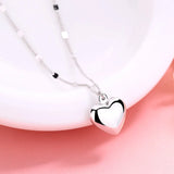 925 Silver Heart Pendant European American Holiday